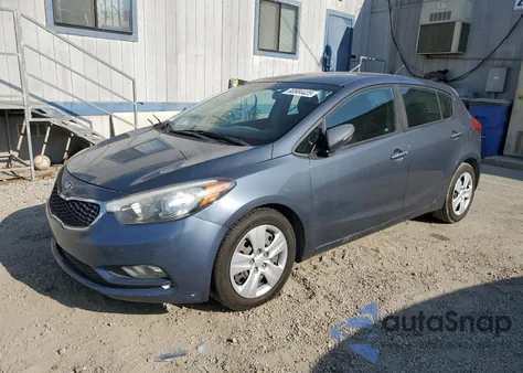 2016 Kia Forte Lx из США, поврежденный, VIN KNAFK5A86G5631299